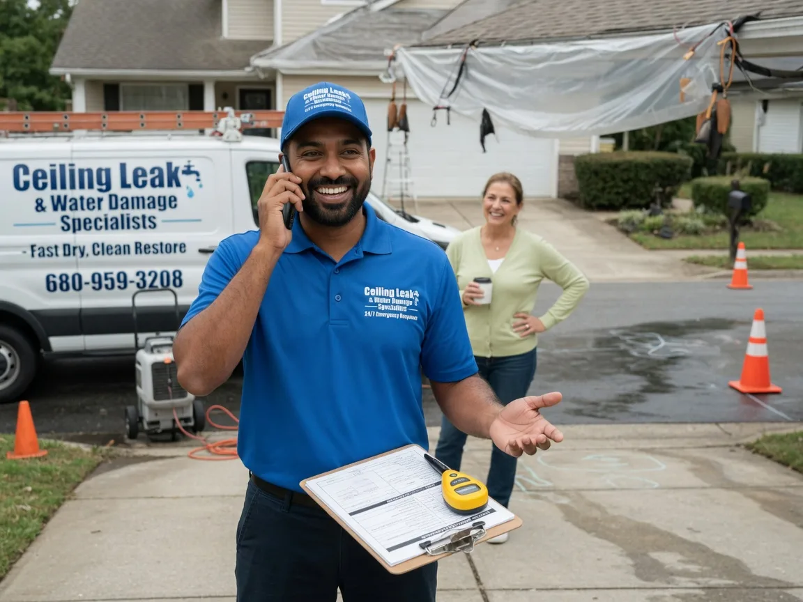 Ceiling Leak Cleanup Indianola, IA FAQs